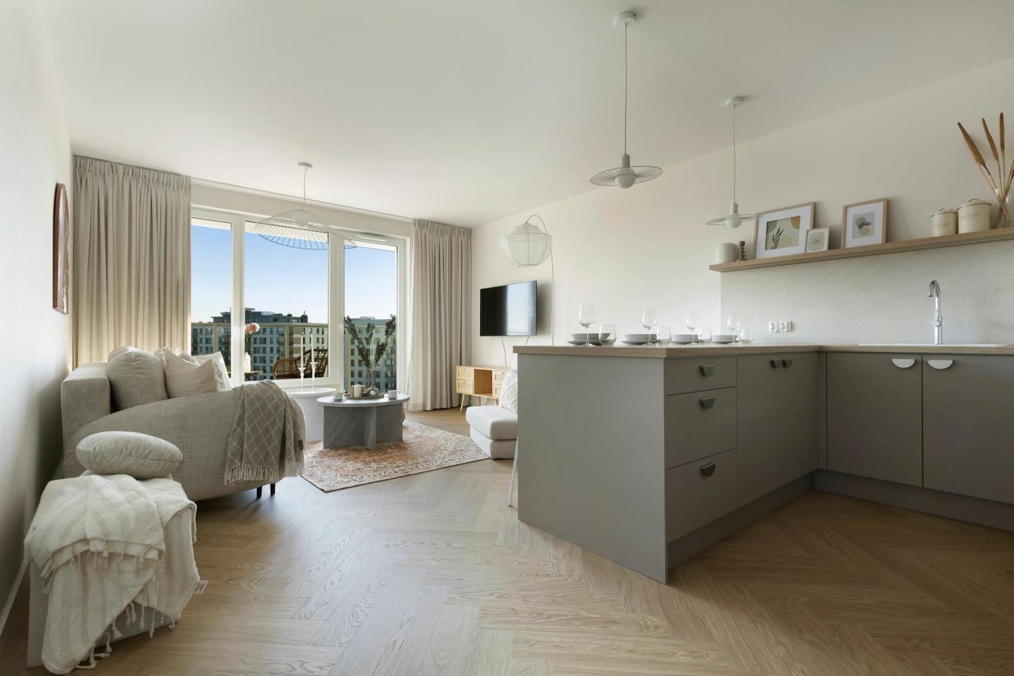 Elite Apartments Marine Letnica 格但斯克 外观 照片